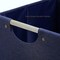 Large Foldable Storage Bins, Linen Fabric, Pack of 2, Storage Baskets with Wooden Carry Handles and Sturdy Heavy Cardboard